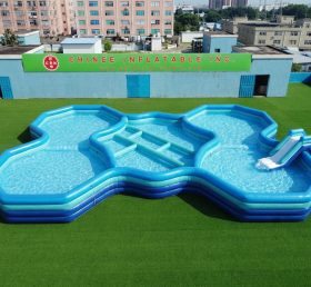 Pool4-029 Irregular Shaped Inflatable Po...