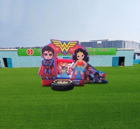T2-4710 Dc Comics Superhero Bouncy Castl...