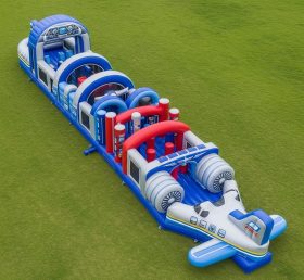T7-3691 Airplane Theme Inflatable Obstac...