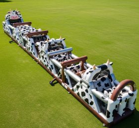 T7-3756 Cow Theme Inflatable Obstacle Co...