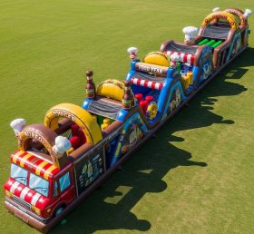 T7-3827 Food Trucks Theme Inflatable Obs...