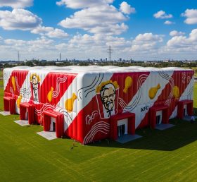 Tent1-6525 Red White KFC Inflatable Pavi...